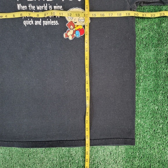 Vintage Family Guy Stewie I Like You Funny Shirt Black M TV Adult Swim 2003 Fox - Picture 7 of 7